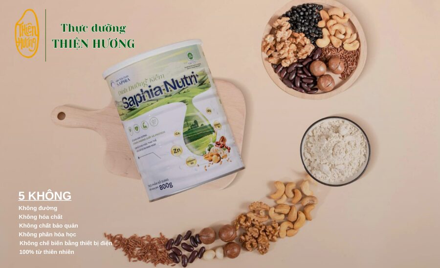 Thực Phẩm Dinh Dưỡng Thay Thế Bữa Ăn Hằng Ngày Tiện Lợi 1 Bột dinh dưỡng Saphia Nutri