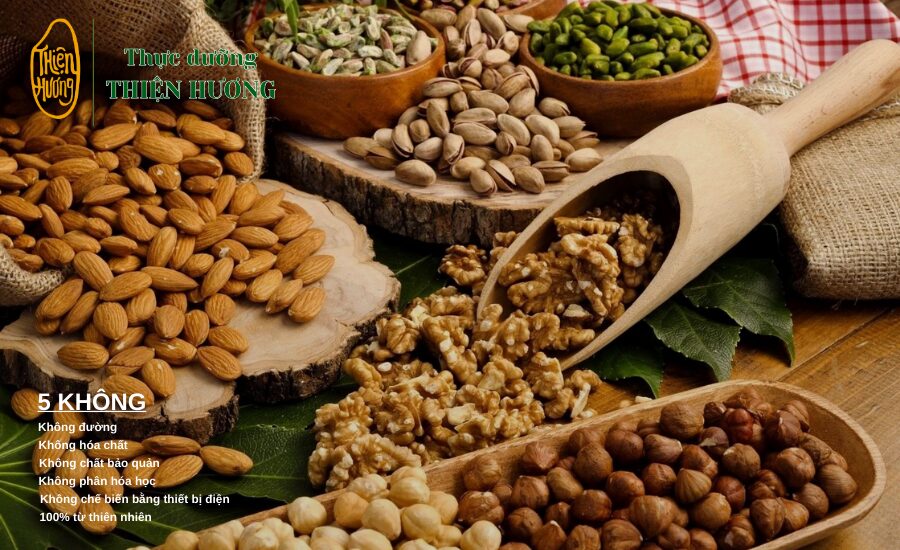 Dinh dưỡng trong các loại hạt và lợi ích cho sức khỏe 12 Ưu tiên sử dụng hạt nguyên vỏ để đảm bảo được độ tươi và dưỡng chất có trong hạt