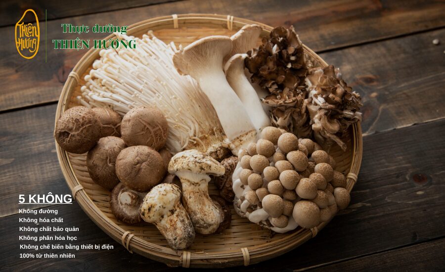 Nấm giúp mang đến vị umami tự nhiên cho hạt nêm thực dưỡng