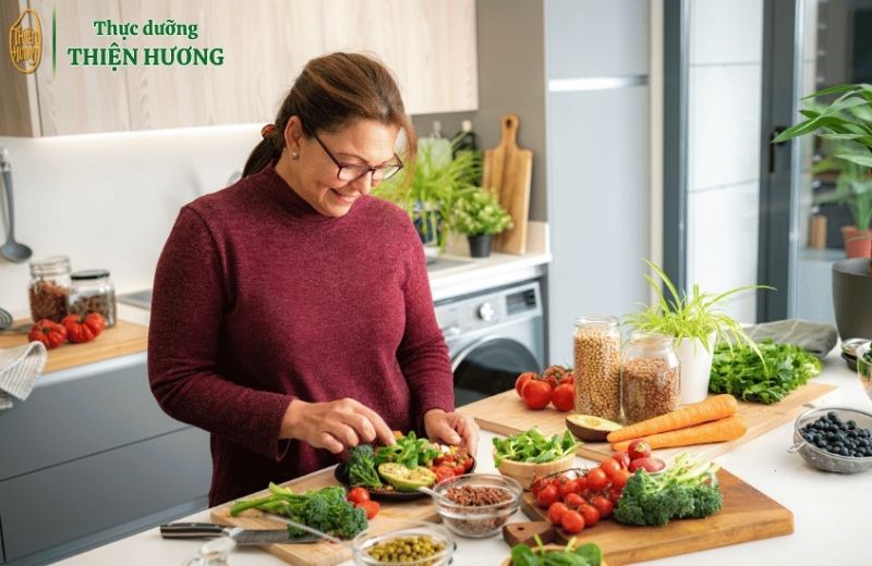 Thực dưỡng Thiện Hương - Hành trình hơn 10 năm gieo bữa ăn lành, sống khỏe mỗi ngày 6 nguyen lieu tai thien huong giup ban de dang che bien mon an thuc duong ngay tai nha