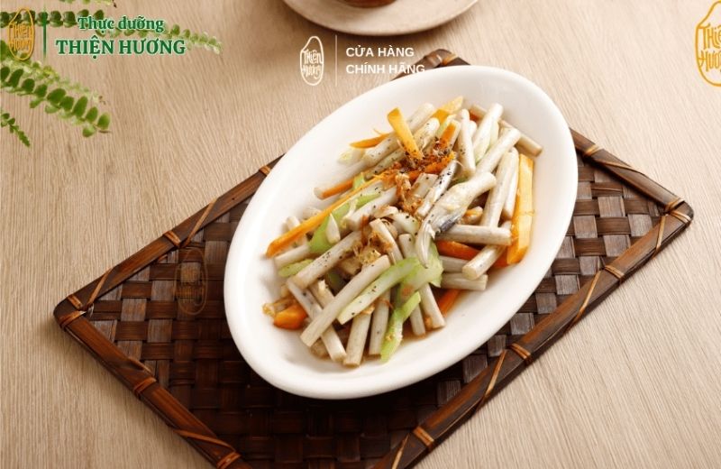 Thực dưỡng Thiện Hương - Hành trình hơn 10 năm gieo bữa ăn lành, sống khỏe mỗi ngày 4 rau cu kho thanh dam giup bua an thuc duong tro nen nhe nhang va can bang hon 1