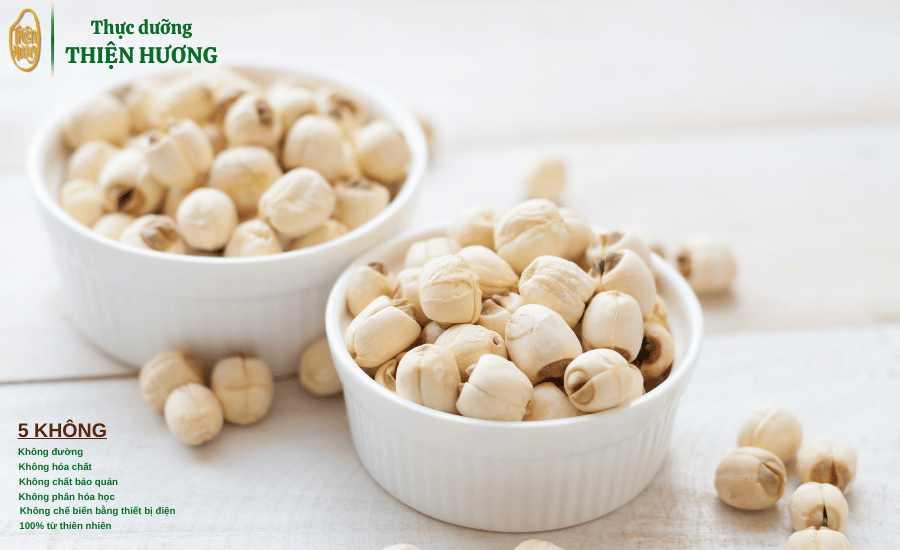 7 Lợi Ích Thành Phần Dinh Dưỡng Hạt Sen Đối Với Sức hỏe 1 Thành phần dinh dưỡng hạt sen mang đến nguồn giá trị dinh dưỡng cần thiết cho cơ thể.